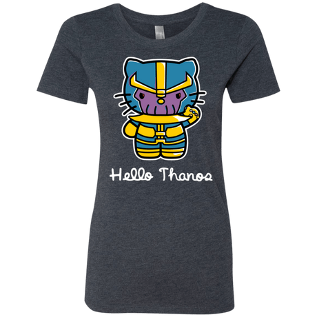T-Shirts Vintage Navy / S Hello Thanos Women's Triblend T-Shirt