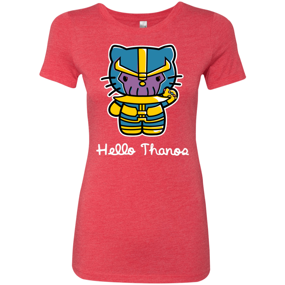 T-Shirts Vintage Red / S Hello Thanos Women's Triblend T-Shirt