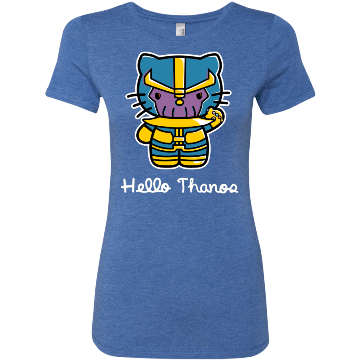 T-Shirts Vintage Royal / S Hello Thanos Women's Triblend T-Shirt