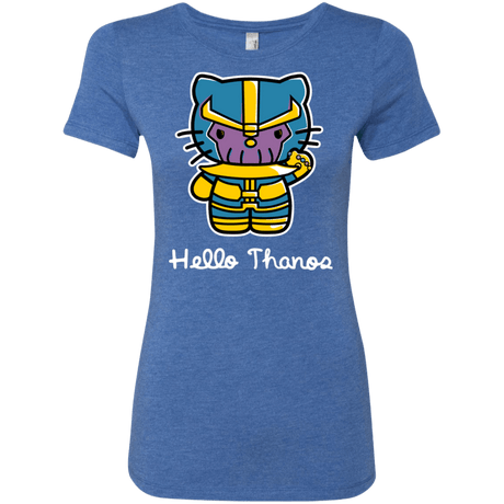 T-Shirts Vintage Royal / S Hello Thanos Women's Triblend T-Shirt