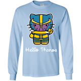 T-Shirts Light Blue / YS Hello Thanos Youth Long Sleeve T-Shirt