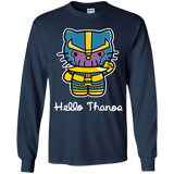 T-Shirts Navy / YS Hello Thanos Youth Long Sleeve T-Shirt