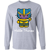 T-Shirts Sport Grey / YS Hello Thanos Youth Long Sleeve T-Shirt