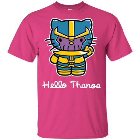 T-Shirts Heliconia / YXS Hello Thanos Youth T-Shirt