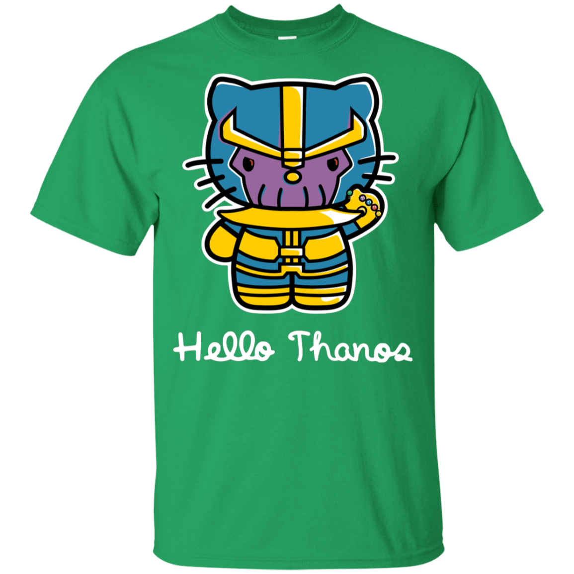 T-Shirts Irish Green / YXS Hello Thanos Youth T-Shirt