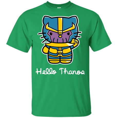 T-Shirts Irish Green / YXS Hello Thanos Youth T-Shirt