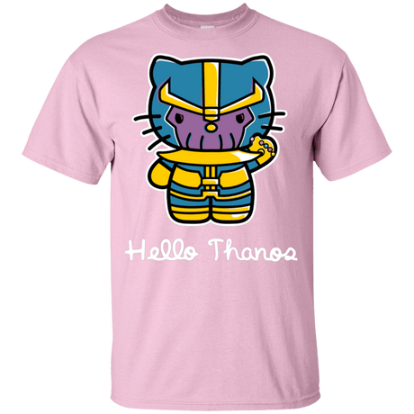 T-Shirts Light Pink / YXS Hello Thanos Youth T-Shirt