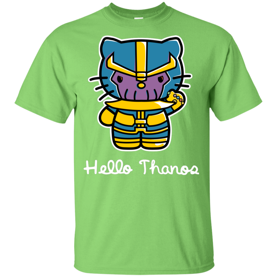 T-Shirts Lime / YXS Hello Thanos Youth T-Shirt