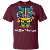 T-Shirts Maroon / YXS Hello Thanos Youth T-Shirt