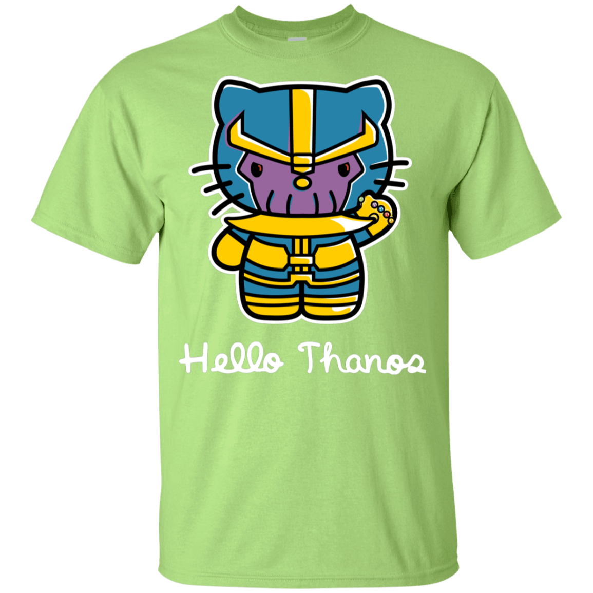 T-Shirts Mint Green / YXS Hello Thanos Youth T-Shirt