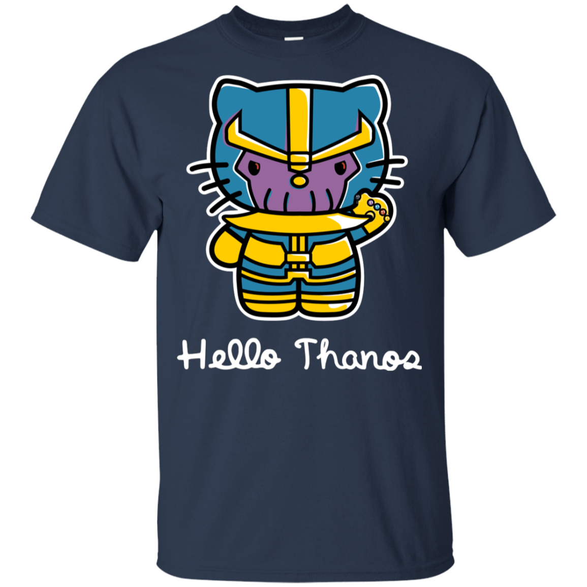 T-Shirts Navy / YXS Hello Thanos Youth T-Shirt