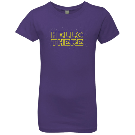 T-Shirts Purple Rush / YXS Hello There Girls Premium T-Shirt