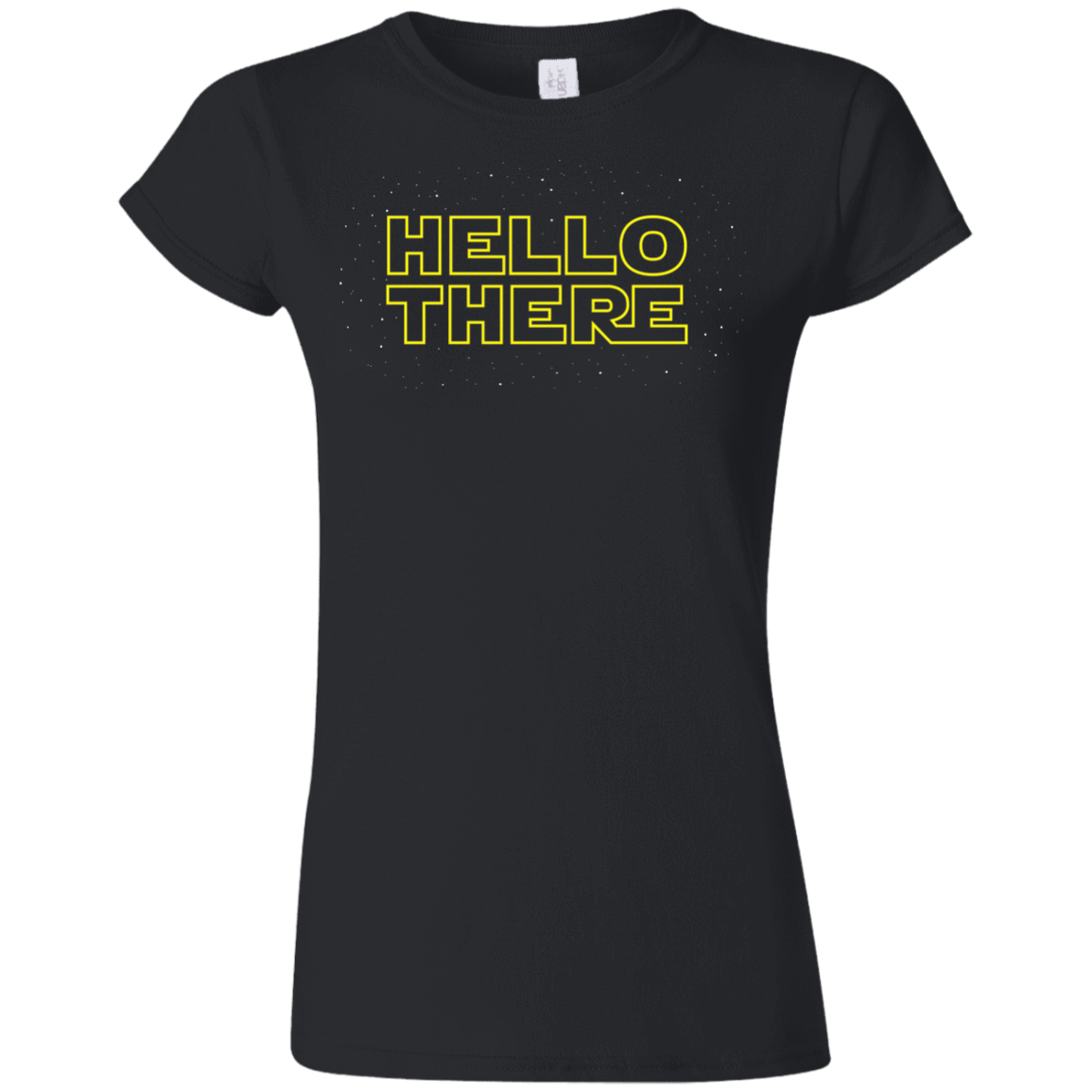 T-Shirts Black / S Hello There Junior Slimmer-Fit T-Shirt