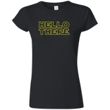 T-Shirts Black / S Hello There Junior Slimmer-Fit T-Shirt