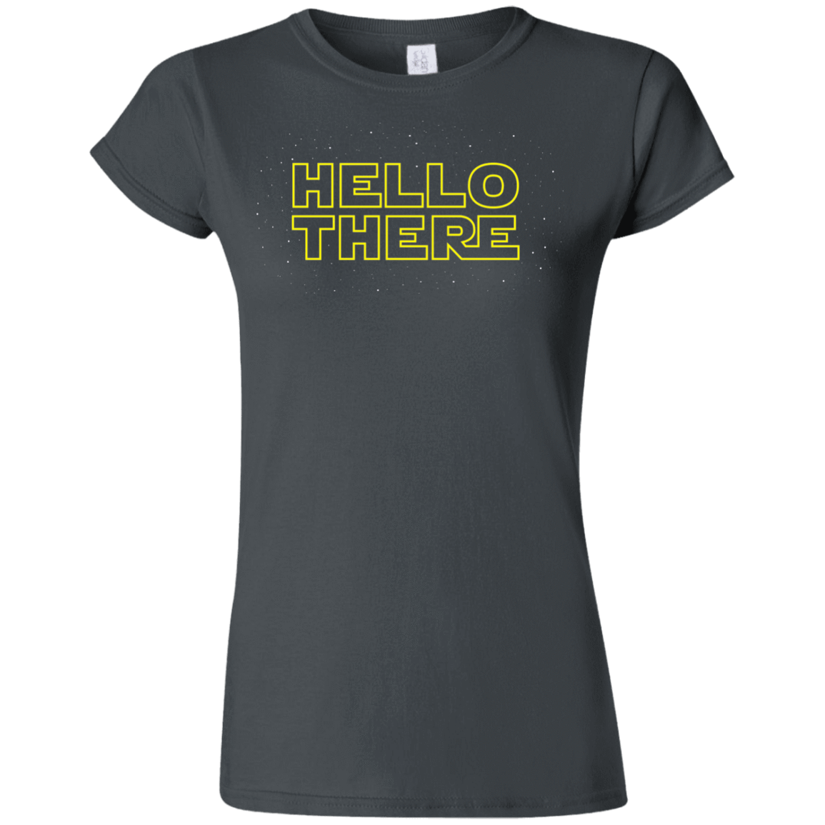 T-Shirts Charcoal / S Hello There Junior Slimmer-Fit T-Shirt