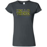 T-Shirts Charcoal / S Hello There Junior Slimmer-Fit T-Shirt