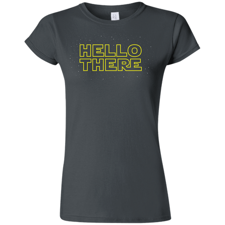 T-Shirts Charcoal / S Hello There Junior Slimmer-Fit T-Shirt