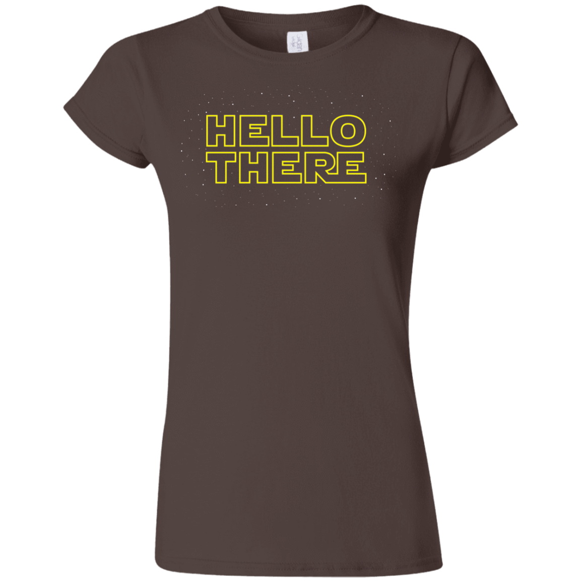 T-Shirts Dark Chocolate / S Hello There Junior Slimmer-Fit T-Shirt