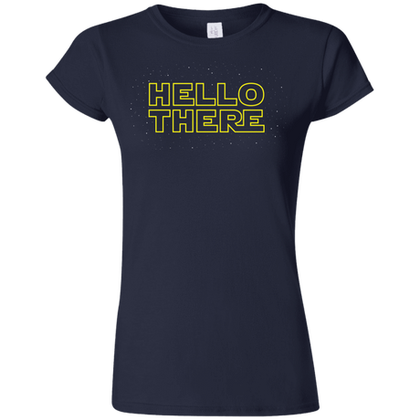 T-Shirts Navy / S Hello There Junior Slimmer-Fit T-Shirt