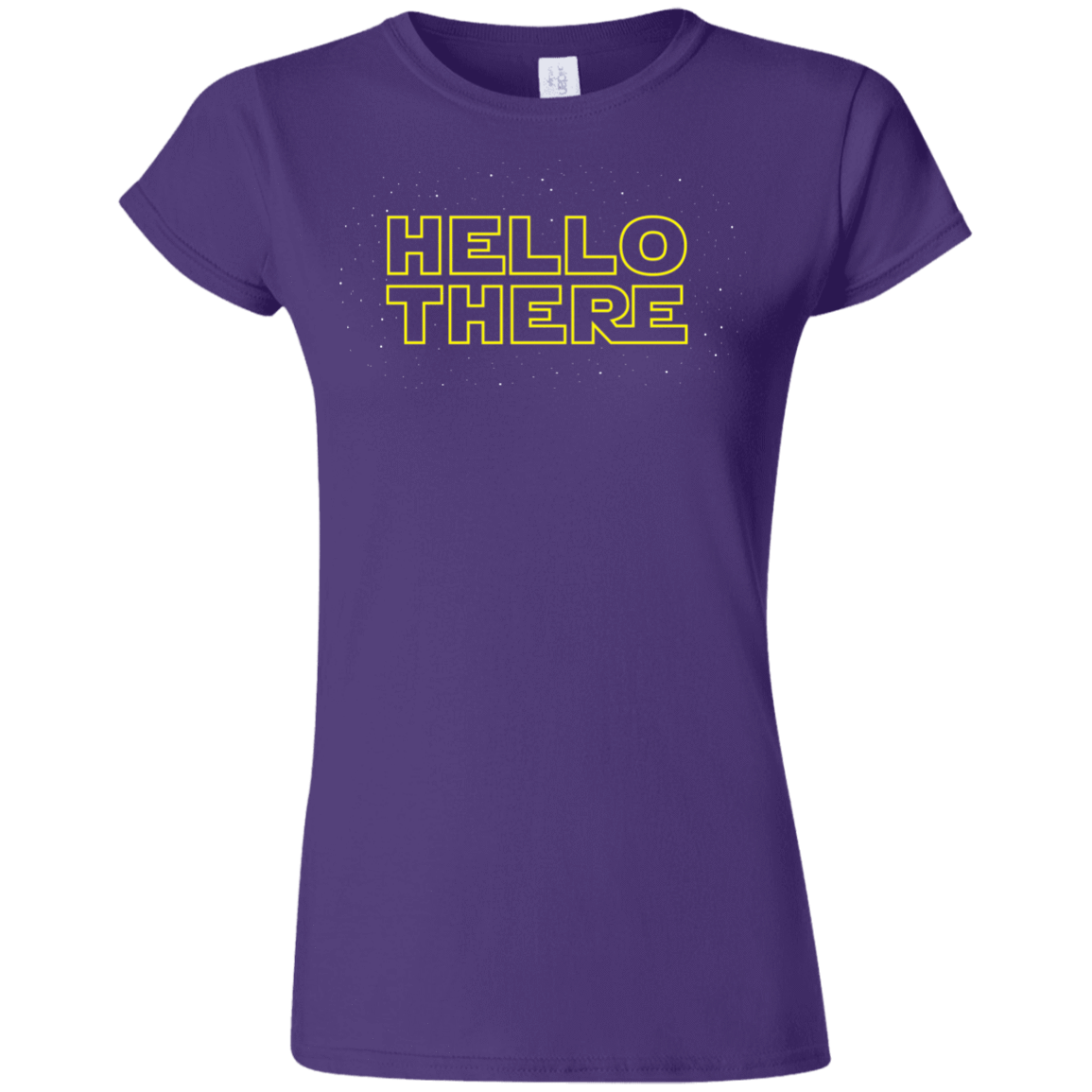 T-Shirts Purple / S Hello There Junior Slimmer-Fit T-Shirt