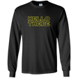 T-Shirts Black / S Hello There Men's Long Sleeve T-Shirt