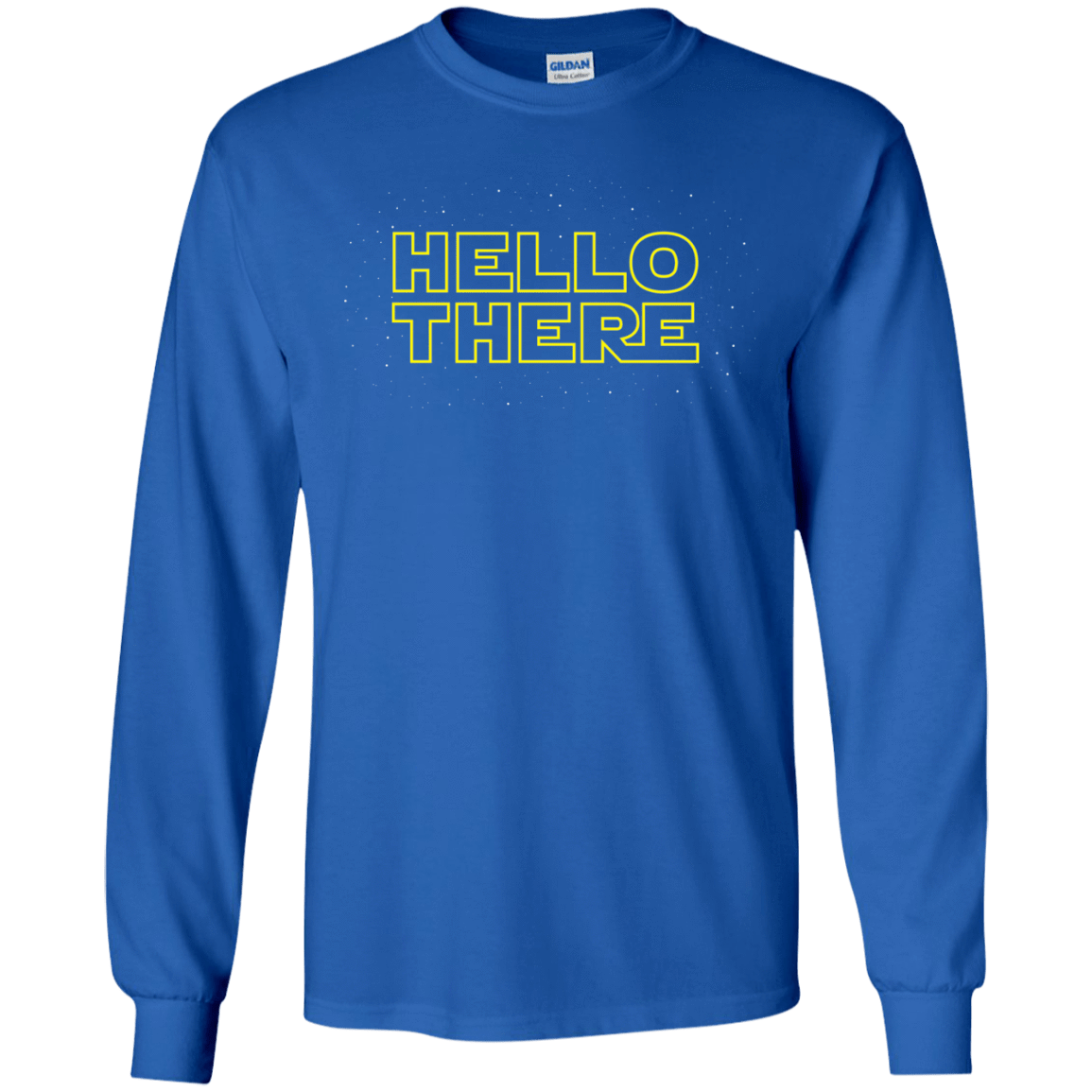 T-Shirts Royal / S Hello There Men's Long Sleeve T-Shirt