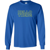 T-Shirts Royal / S Hello There Men's Long Sleeve T-Shirt