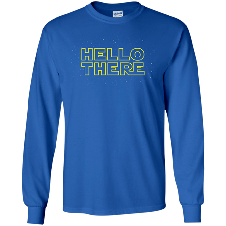 T-Shirts Royal / S Hello There Men's Long Sleeve T-Shirt