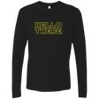 T-Shirts Black / S Hello There Men's Premium Long Sleeve