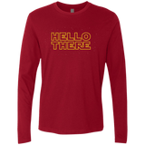 T-Shirts Cardinal / S Hello There Men's Premium Long Sleeve