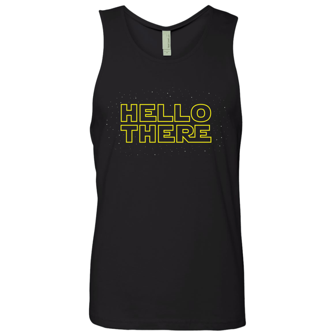 T-Shirts Black / S Hello There Men's Premium Tank Top