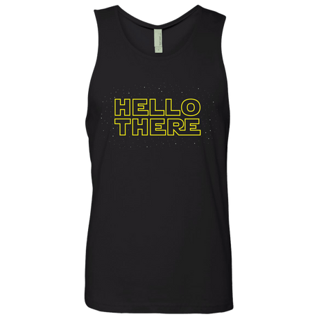 T-Shirts Black / S Hello There Men's Premium Tank Top