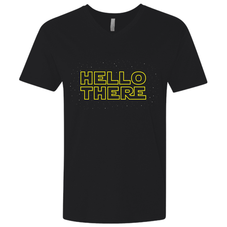 T-Shirts Black / X-Small Hello There Men's Premium V-Neck
