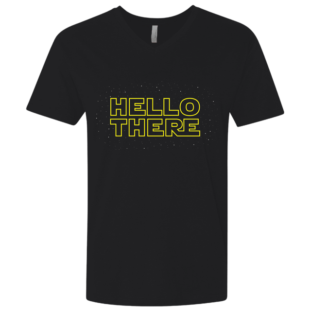 T-Shirts Black / X-Small Hello There Men's Premium V-Neck