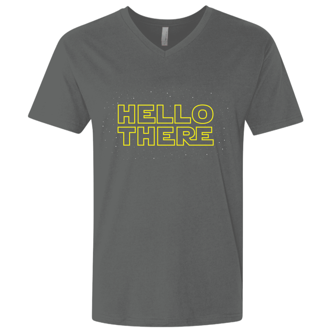 T-Shirts Heavy Metal / X-Small Hello There Men's Premium V-Neck