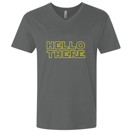 T-Shirts Heavy Metal / X-Small Hello There Men's Premium V-Neck
