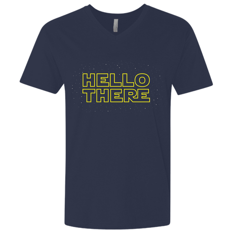 T-Shirts Midnight Navy / X-Small Hello There Men's Premium V-Neck