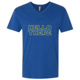 T-Shirts Royal / X-Small Hello There Men's Premium V-Neck