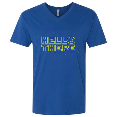 T-Shirts Royal / X-Small Hello There Men's Premium V-Neck