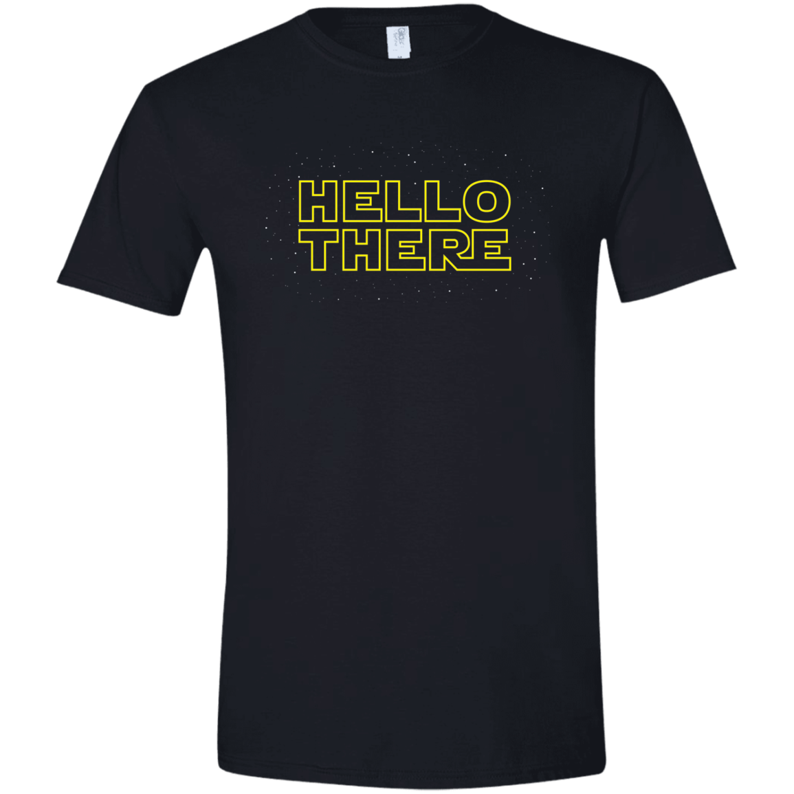 T-Shirts Black / X-Small Hello There Men's Semi-Fitted Softstyle