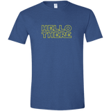 T-Shirts Heather Royal / X-Small Hello There Men's Semi-Fitted Softstyle