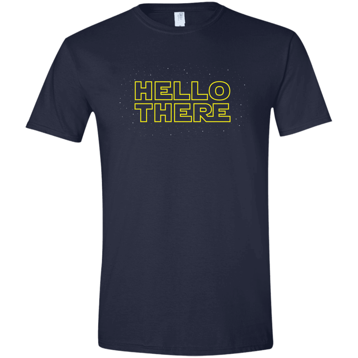 T-Shirts Navy / X-Small Hello There Men's Semi-Fitted Softstyle