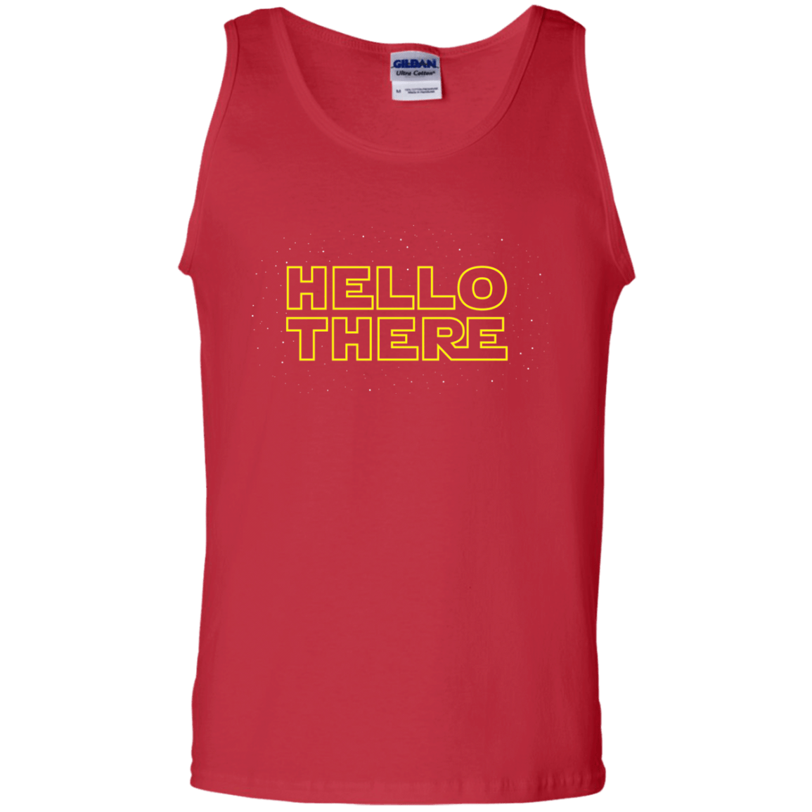T-Shirts Red / S Hello There Men's Tank Top