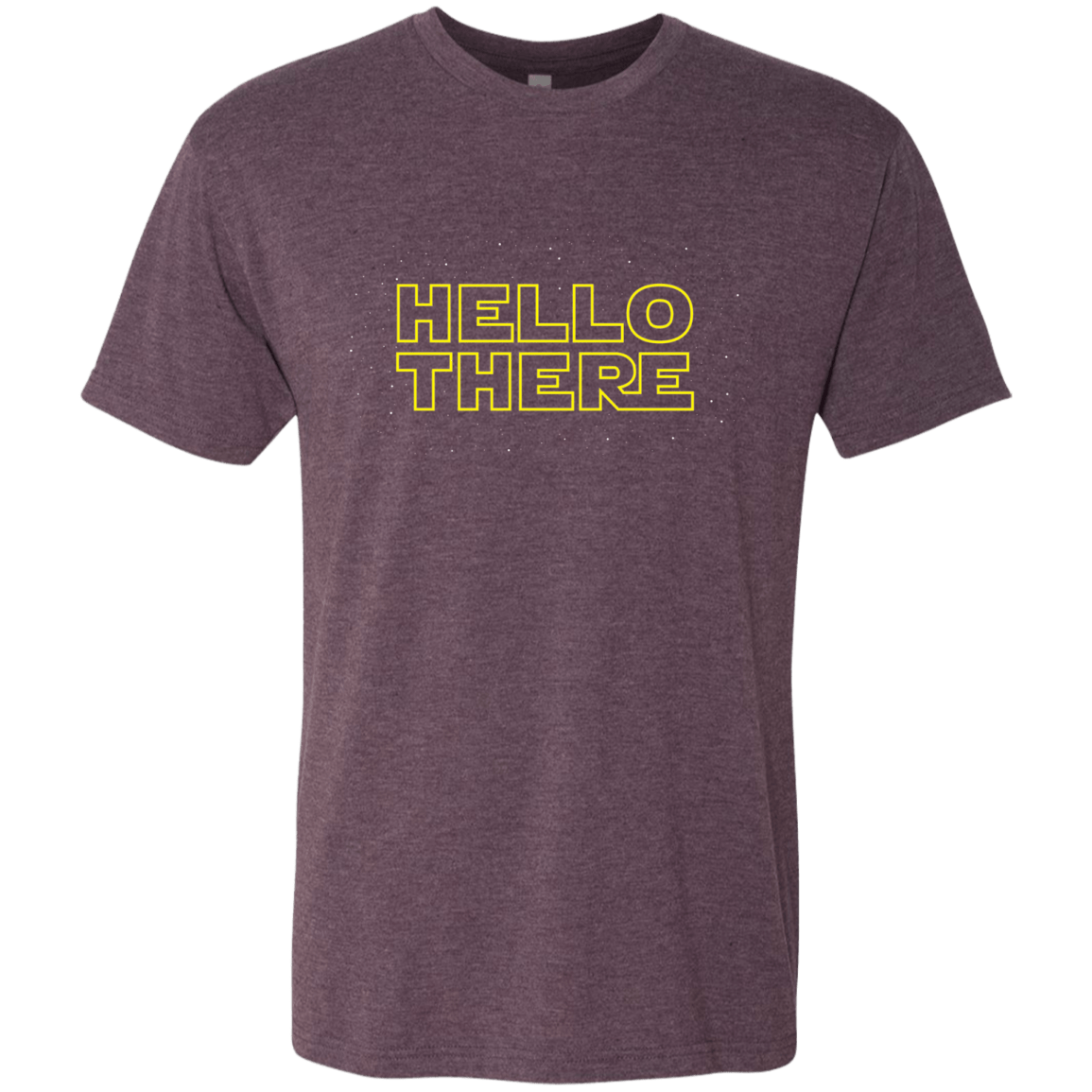 T-Shirts Vintage Purple / S Hello There Men's Triblend T-Shirt