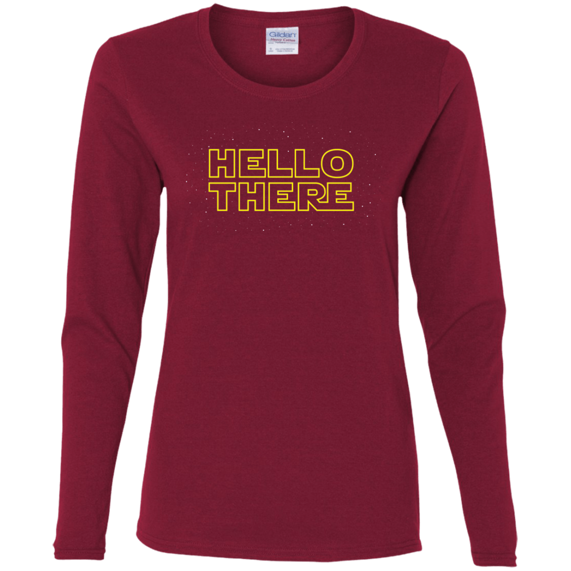 T-Shirts Cardinal / S Hello There Women's Long Sleeve T-Shirt