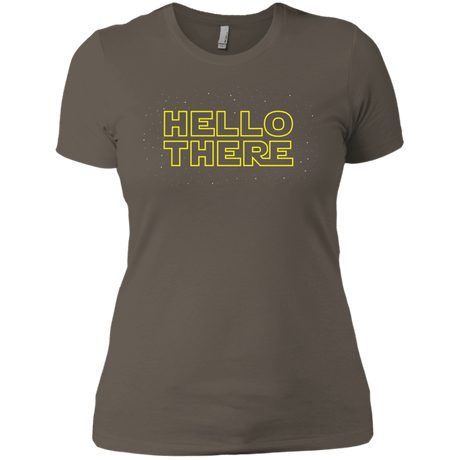 T-Shirts Warm Grey / X-Small Hello There Women's Premium T-Shirt