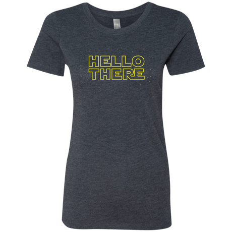 T-Shirts Vintage Navy / S Hello There Women's Triblend T-Shirt