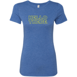T-Shirts Vintage Royal / S Hello There Women's Triblend T-Shirt