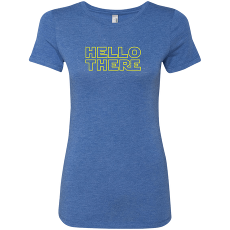 T-Shirts Vintage Royal / S Hello There Women's Triblend T-Shirt