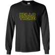 T-Shirts Black / YS Hello There Youth Long Sleeve T-Shirt